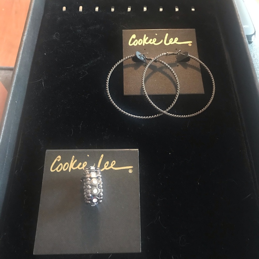 Cookie Lee Ring and Earring Set